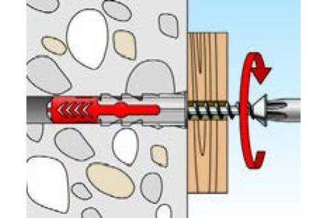 Купить Дюбель универсальный DUOPOWER 5x25  FISCHER фото №13