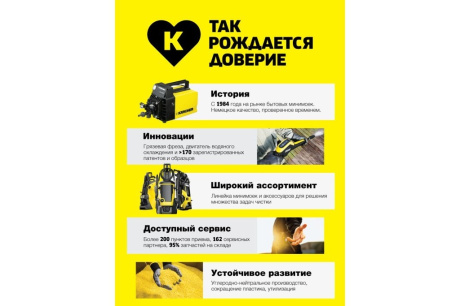 Купить KARCHER Мойка K2  1 4квт/110бар/230л/шланг пистолета 4м  1.673-220 фото №9