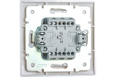 Купить Выключатель одноклавишный с подсветкой "Мира" 701-0202-111  LEZARD 701-0202-111 фото №4
