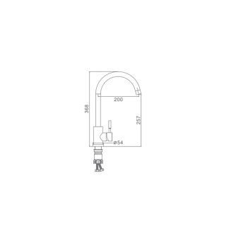 Купить Смеситель FRAP для кухни белый нерж.  F40899-1  F40899-1 фото №5