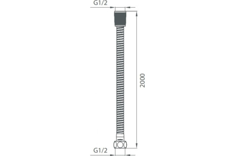 Купить Шланг для душа ПВХ 2 м Милардо 230Р200М19 фото №2