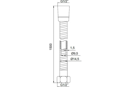 Купить Шланг для душа ПВХ армированный 2 0м IDDIS А5061120 фото №6