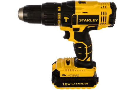 Купить Дрель аккумуляторная STANLEY SCH 201 D2K ударная кейс Li-ion 18V 2.0Ah фото №17